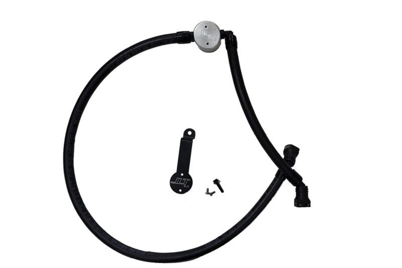 J&L 18-24 Jeep Wrangler JL 3.6L Driver Side Oil Separator 3.0 - Clear Anodized