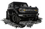 ORACLE Lighting 21-22 Ford Bronco Triple LED Fog Light Kit for Steel Bumper - White SEE WARRANTY