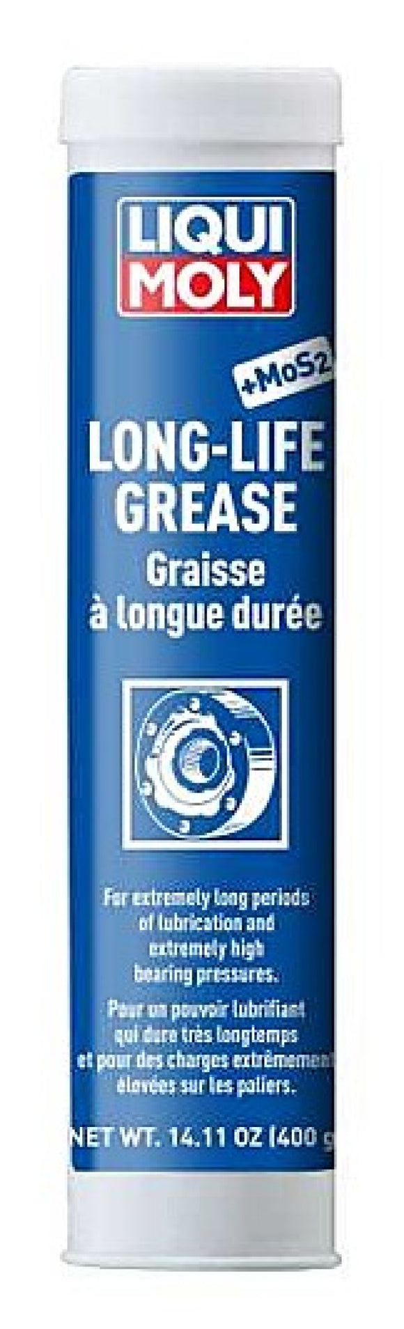 LIQUI MOLY 400g Long-Life Grease + MoS2