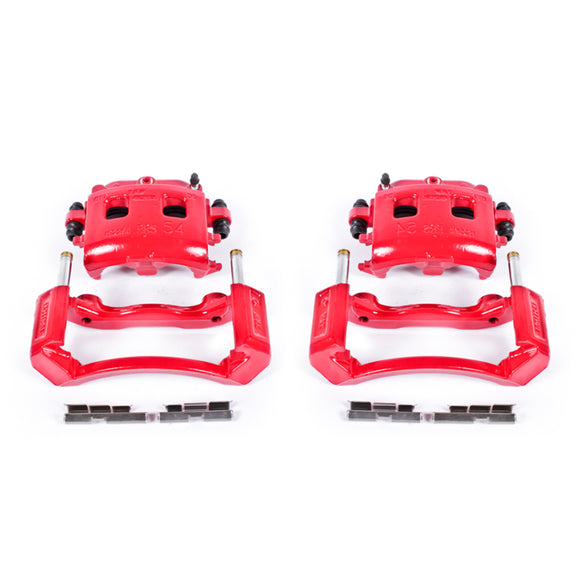 Power Stop 02-05 Dodge Ram 1500 Front Red Calipers w/Brackets - Pair