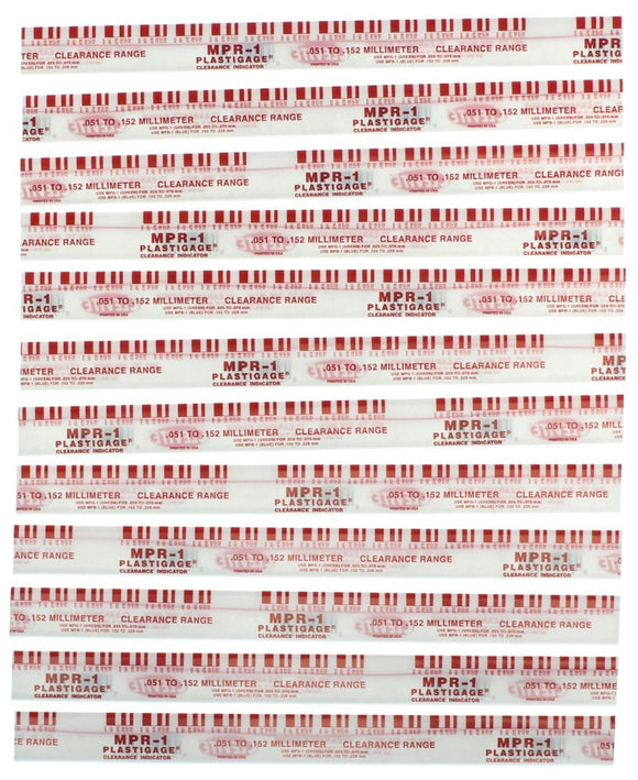 Clevite Plastigage Red Plastigage - 12 Pack