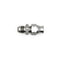 DeatschWerks 6AN Male Flare to 5/16in Hardline Compression Adapter - Anodized Matte Black