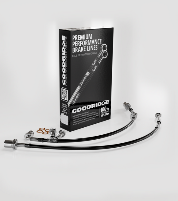 Goodridge 00-07 Honda Accord Stainless Steel Front Brake Lines