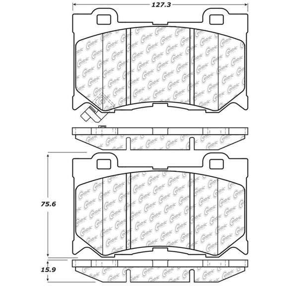 StopTech Street Touring 09-13 Infiniti FX35/FX37/FX45/FX50/08-13 G37 Front Brake Pads