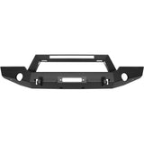 Westin 18-20 Jeep Wrangler WJ2 Full Width Front Bumper w/LED Light Bar Mount Textured Black