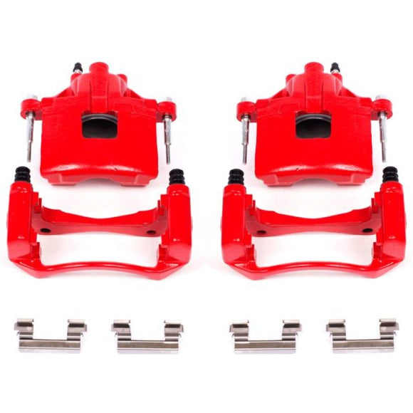 Power Stop 00-05 Buick LeSabre Front Red Calipers w/Brackets - Pair