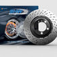 SHW 19-21 BMW M2 Competition 3.0L Right Rear Cross-Drilled Lightweight Brake Rotor (34118072020)