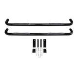 Westin 2019 Chevrolet Silverado/Sierra 1500 Crew Cab E-Series 3 Nerf Step Bars - Black