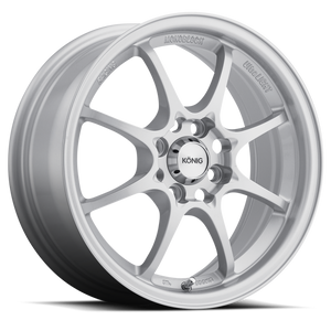 Konig Helium 15x6.5 4x100 ET40 Silver