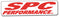 SPC Performance Red On White Spc Decal