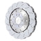SHW 14-20 Audi R8 5.2L (Excl Ceramic Brake) Front Drilled-Dimpled LW Wavy Brake Rotor (4S0615301B)