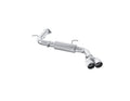MBRP 21-24 Hyundai Elantra Aluminized Steel 3in Axle-Back Single Rear Exit with Dual Outlet Tip