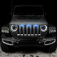 Oracle Pre-Runner Style LED Grille Kit for Jeep Wrangler JL - Blue SEE WARRANTY