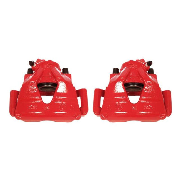 Power Stop 99-10 Volkswagen Beetle Front Red Calipers w/Brackets - Pair