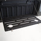 DV8 Jeep JL Tailgate Mounted Table (Trail Table) - Black