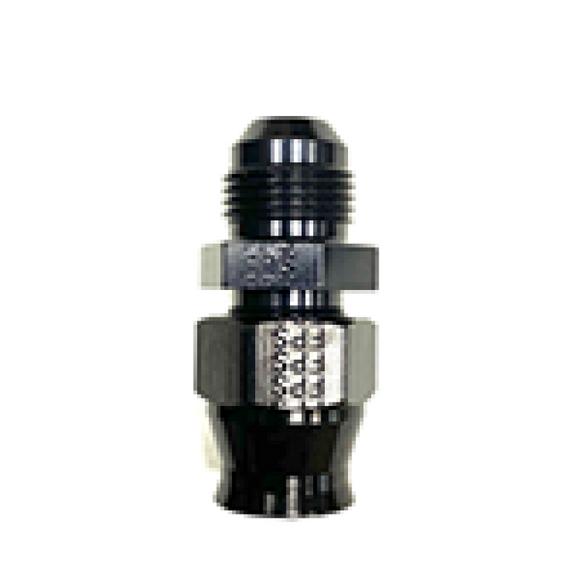 Fragola -8AN Male x 1/2in Tube AN Adapter Fitting Black