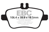 EBC 13+ Mercedes-Benz CLA250 2.0 Turbo Greenstuff Rear Brake Pads