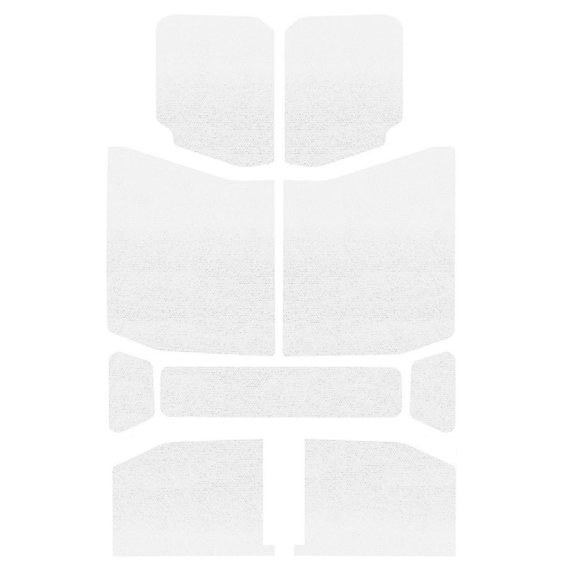 DEI 18-23 Jeep Wrangler JL 4-Door Boom Mat Headliner - 9 Piece - White