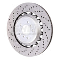 SHW 11-16 BMW M5 4.4L Left Rear Cross-Drilled Lightweight Brake Rotor (34212284103)