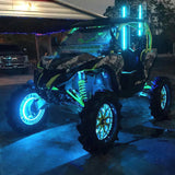 Oracle LED Illuminated Wheel Rings for UTV/ATV & SXS Vehicles - ColorSHIFT w/o Cntrl SEE WARRANTY