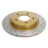 DBA 04-05 Mazda 3 2.3L / 06+ MazdaSpeed3 Rear Drilled & Slotted 4000 Series Rotor