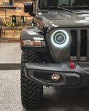 Oracle Jeep JL/Gladiator JT Oculus Bi-LED Projector Headlights - Amber/White Switchback SEE WARRANTY