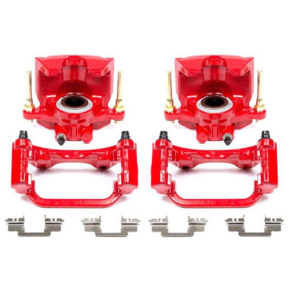 Power Stop 07-16 Cadillac Escalade Rear Red Calipers w/Brackets - Pair