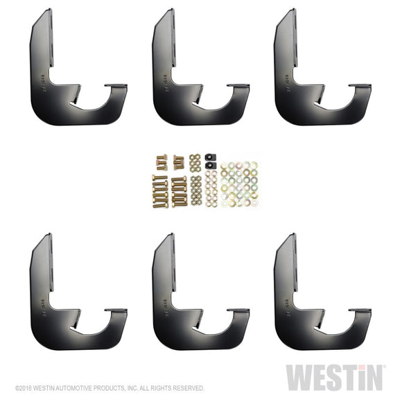 Westin 2015-2018 Chevrolet/GMC Colorado/Canyon Crew Cab Running Board Mount Kit - Black