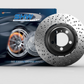 SHW 18-19 Porsche 911 Carrera 4 GTS w/o Ceramics Right Frt Drill-Dimp LW Brake Rotor (9P1615302)