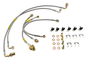 Goodridge 00-06 Chevrolet Tahoe (w/Rear Disc w/o Stabila Trak) Stainless Steel Brake Line Kit