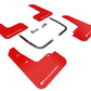 Rally Armor 19-21 Hyundai Veloster Turbo/2.0/R-Spec Red UR Mud Flap w/White Logo