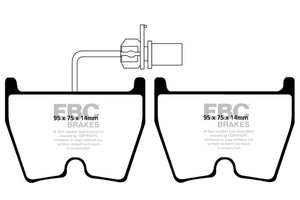 EBC 06-09 Audi RS4 4.2 (Cast Iron Rotors) Redstuff Front Brake Pads