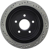 StopTech 97-10 Chevy Corvette Slotted & Drilled Rear Left Rotor