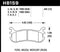 Hawk 94-05 Miata / 01-05 Normal Suspension HP+ Street Rear Brake Pads (D636)