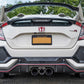 Rally Armor 17-22 Honda Civic Type R Red UR Mud Flap w/White Logo