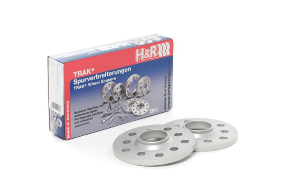 H&R Trak+ 20mm DR Spacer Bolt Pattern 5/112 CB 66.5mm Bolt Thread 14x1.25 - Black