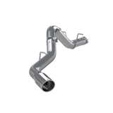 MBRP 2020+ GMC/Chevy 2500/3500 6.6L Duramax 4in Mand Bent Tubing AL-Ser Cat Back Single Side - Alum