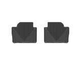 WeatherTech 12+ BMW 3-Series (F30) Rear Rubber Mats - Black