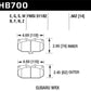 Hawk 06-07 Subaru Impreza WRX DTC-60 Front Race Brake Pads
