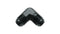 Vibrant -8AN 90deg Flare Union Fitting - Aluminum