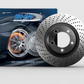 SHW 99-08 Porsche 911 Carrera 3.6L w/o Ceramics Left Front Cross-Drille MB Brake Rotor (99635140501)