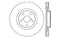 StopTech 93-98 Toyota Supra Turbo Drilled Right Front Rotor