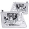ANZO 1992-2006 Ford Econoline Crystal Headlights Chrome