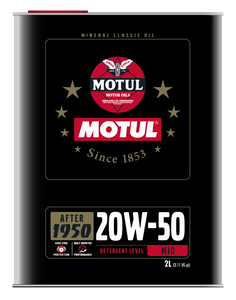 Motul 20W50 Classic Performance Oil - 10x2L