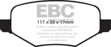 EBC 11+ Ford Explorer 2.0 Turbo 2WD Greenstuff Rear Brake Pads