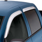 AVS 09-13 Nissan Rogue Ventvisor Outside Mount Front & Rear Window Deflectors 4pc - Chrome