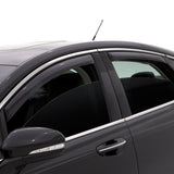 AVS 07-13 Toyota Yaris Sedan Only Ventvisor In-Channel Front & Rear Window Deflectors 4pc - Smoke