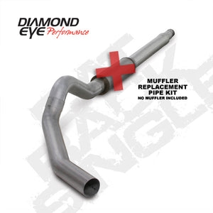 Diamond Eye KIT 5in CB MFLR RPLCMENT PIPE SGL AL: 03-07 FORD 6.0L F250/F350