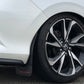 Rally Armor 16-21 Honda Civic Si Black UR Mud Flap w/White Logo