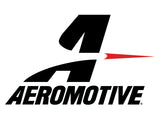 Aeromotive In-Line Filter - (AN-6 Male) 10 Micron Fabric Element Bright Dip Black Finish